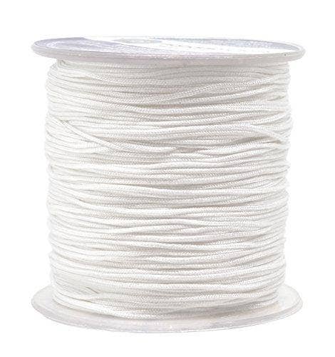 Mandala Crafts – wholesale Craft supplies – Mandala Crafts Nylon Satin Cord, Rattail Trim Thread for Chinese Knotting, Kumihimo, Beading, Macramé, Jewelry Making, Sewing22