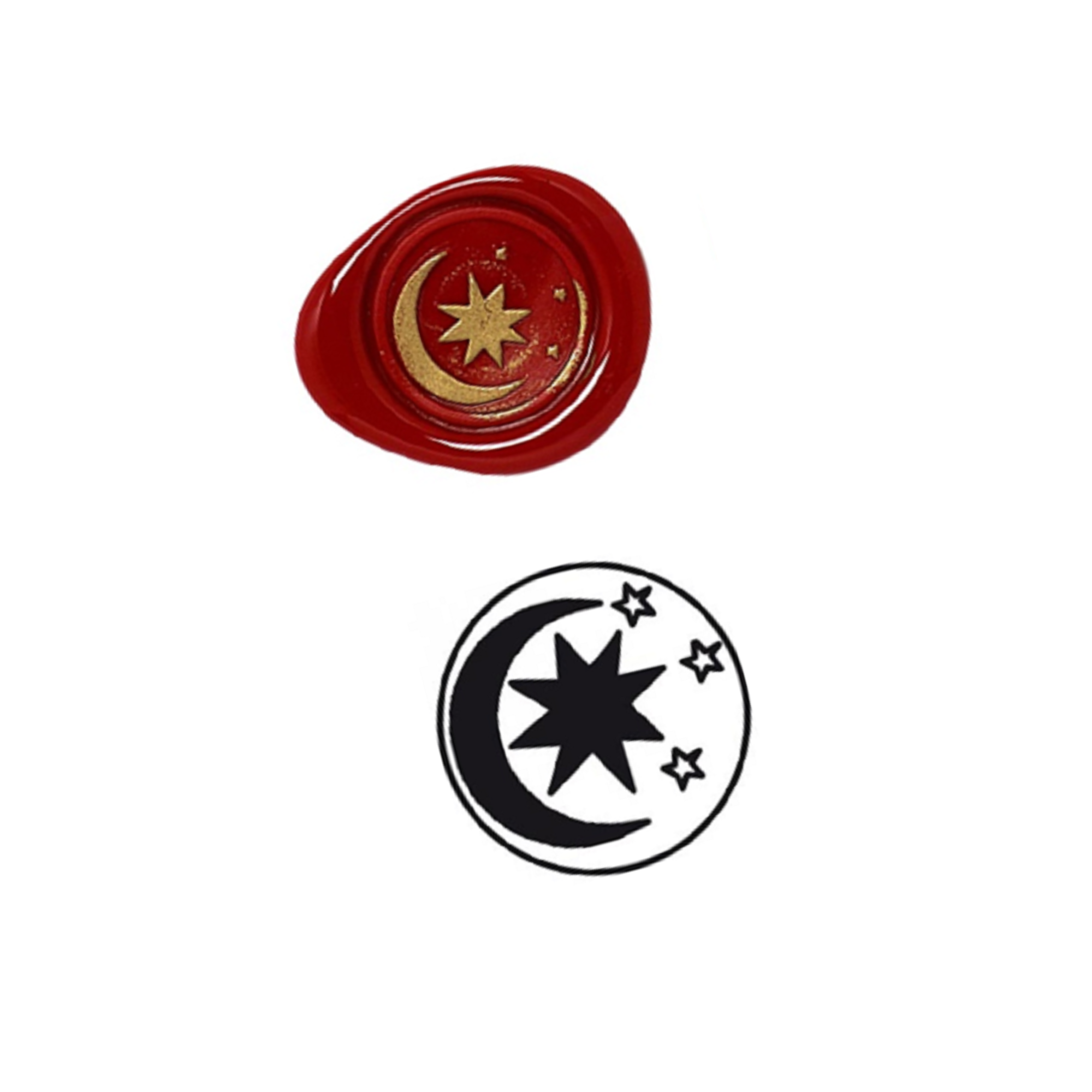 Exaclair - Wholesale Sealing Wax - Jacques Herbin Brass Seals for Wax - Symbols3