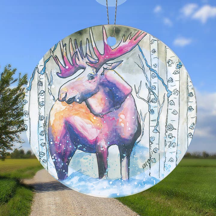 Art For The Young At Heart - Wholesale Suncatcher - Moose Lips Suncatcher