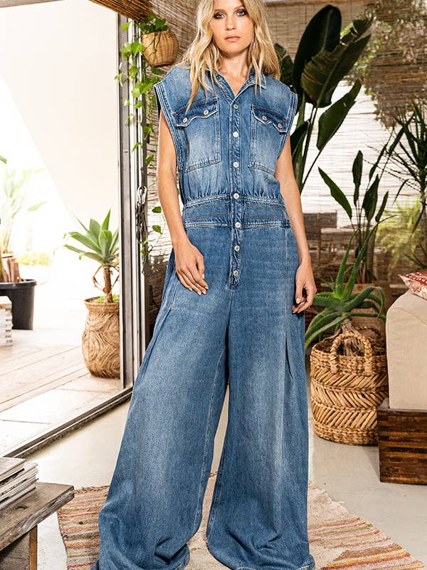 IR5325 Denim Regular Fir Casual Others Jumpsuit for wholesale on Faire7