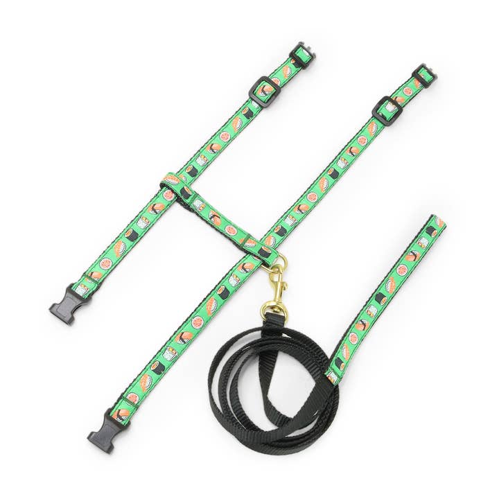 Conjunto de arnês Sushi Cat por atacado de Up Country, Inc.