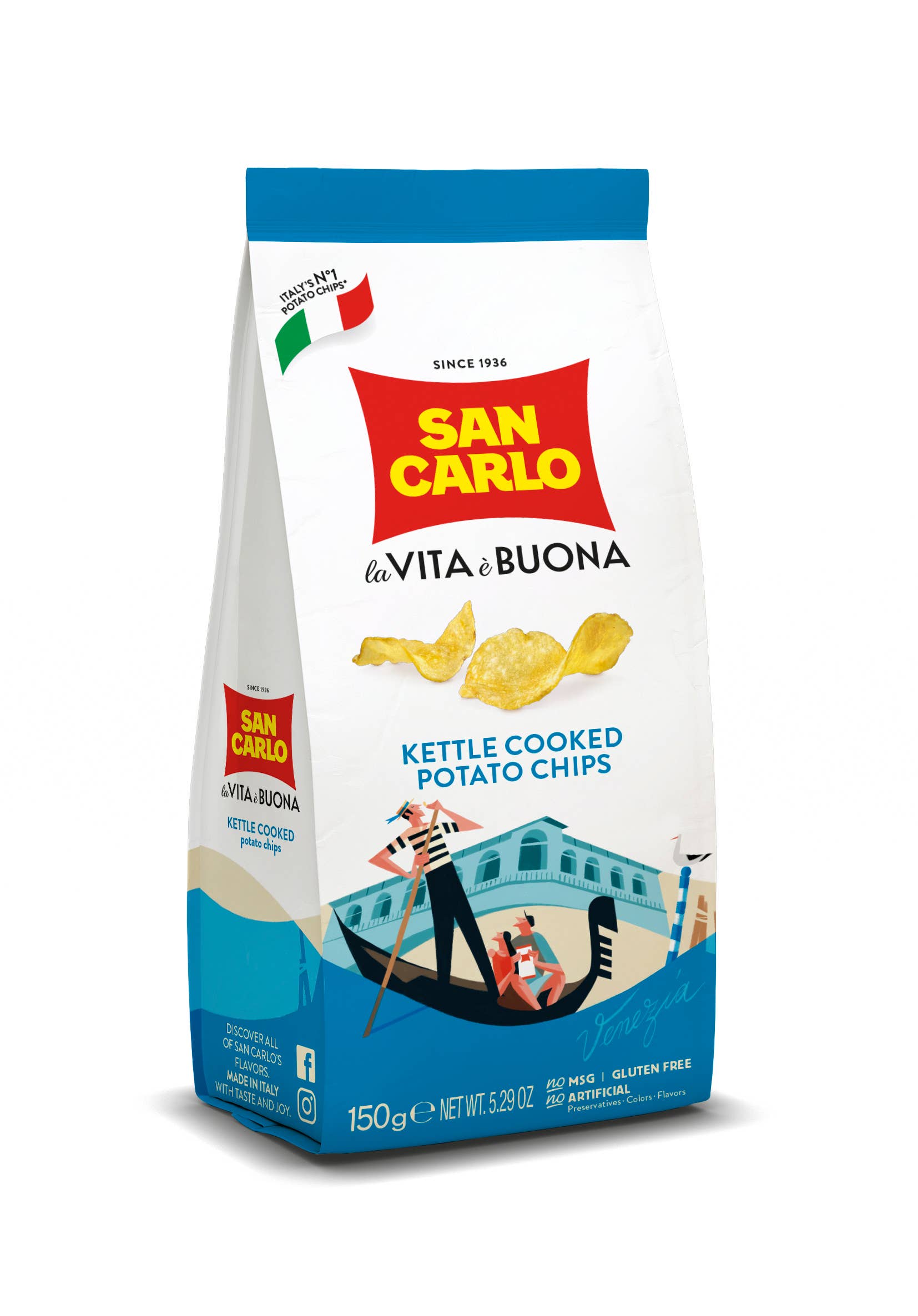 Zia Pia - Wholesale Chips - Kettle Chips 150g by San Carlo