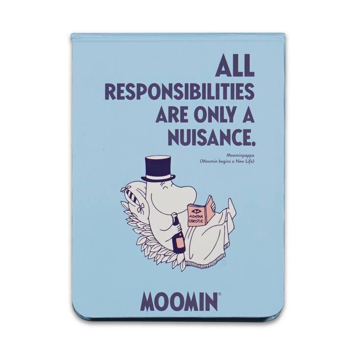 Carnet de poche - Moomin (Moominpapa) pour la vente par Half Moon Bay By Design