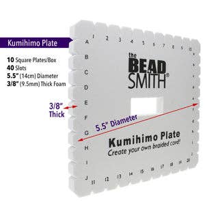 The Bead District – wholesale Craft tool – BeadSmith, Kumihimo Plate2