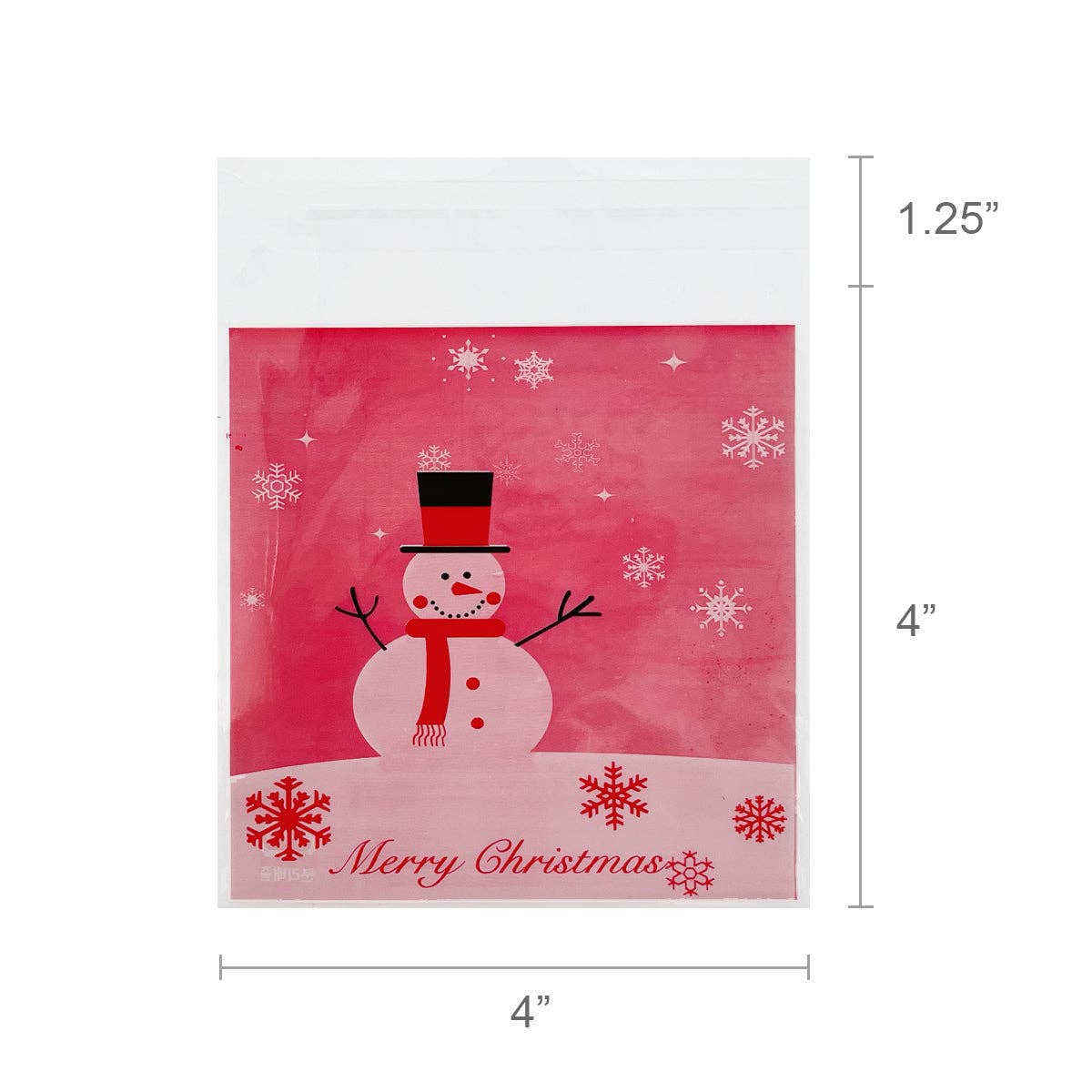 Wrapables.com - Wholesale Food Storage Wrap/Bag - Wrapables Transparent Self-Adhesive 4" x 4" Candy Cookie Bag74