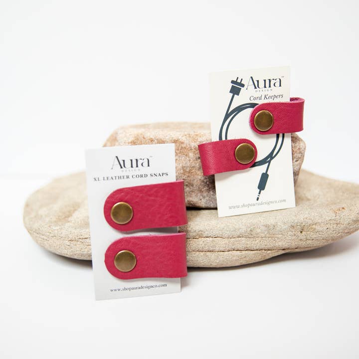 Aura Design Co. - Wholesale Cord Holder - Leather Cord Snaps - XL3