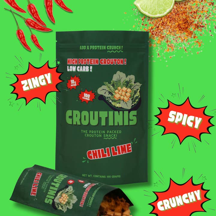 Chili Lime Wholesale Case - 12pk of 5oz Pantry Size for wholesale by Croutinis