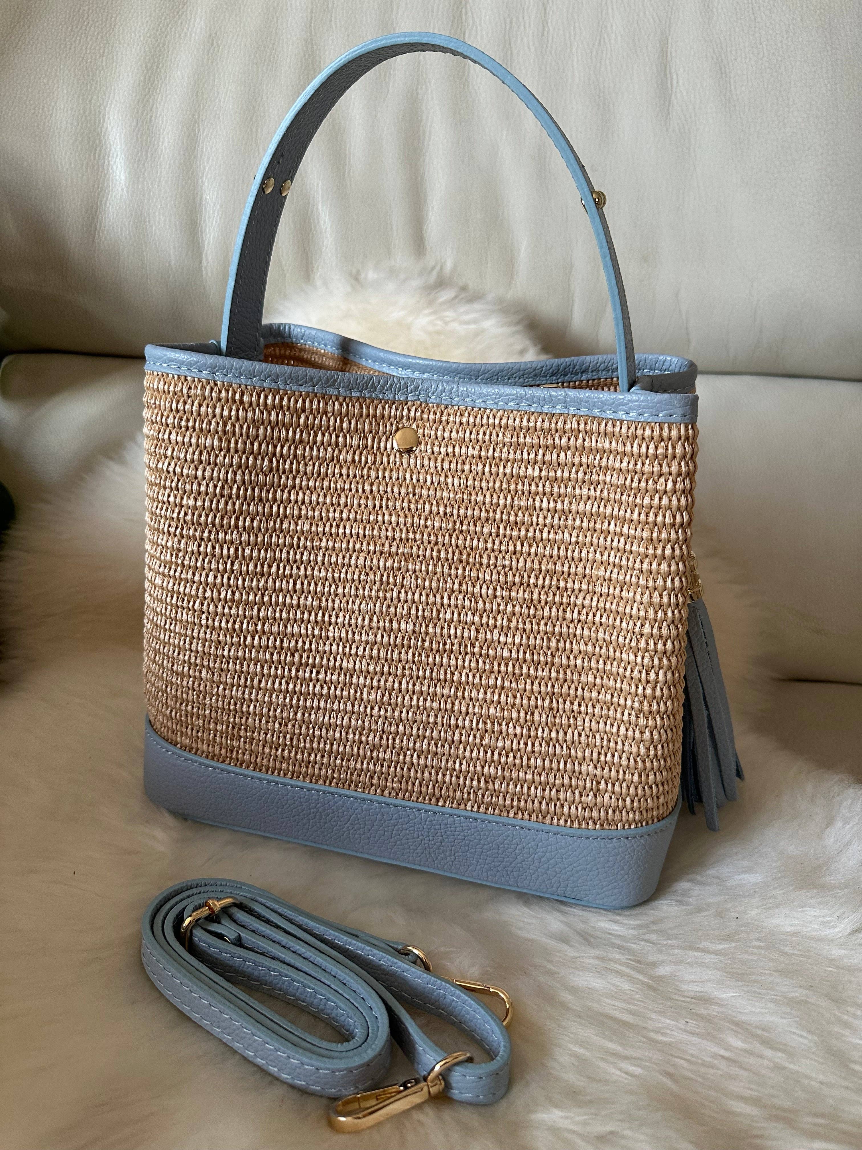 Zhade - Wholesale Top Handle Bag - Women's - LOLA - raffia bucket5