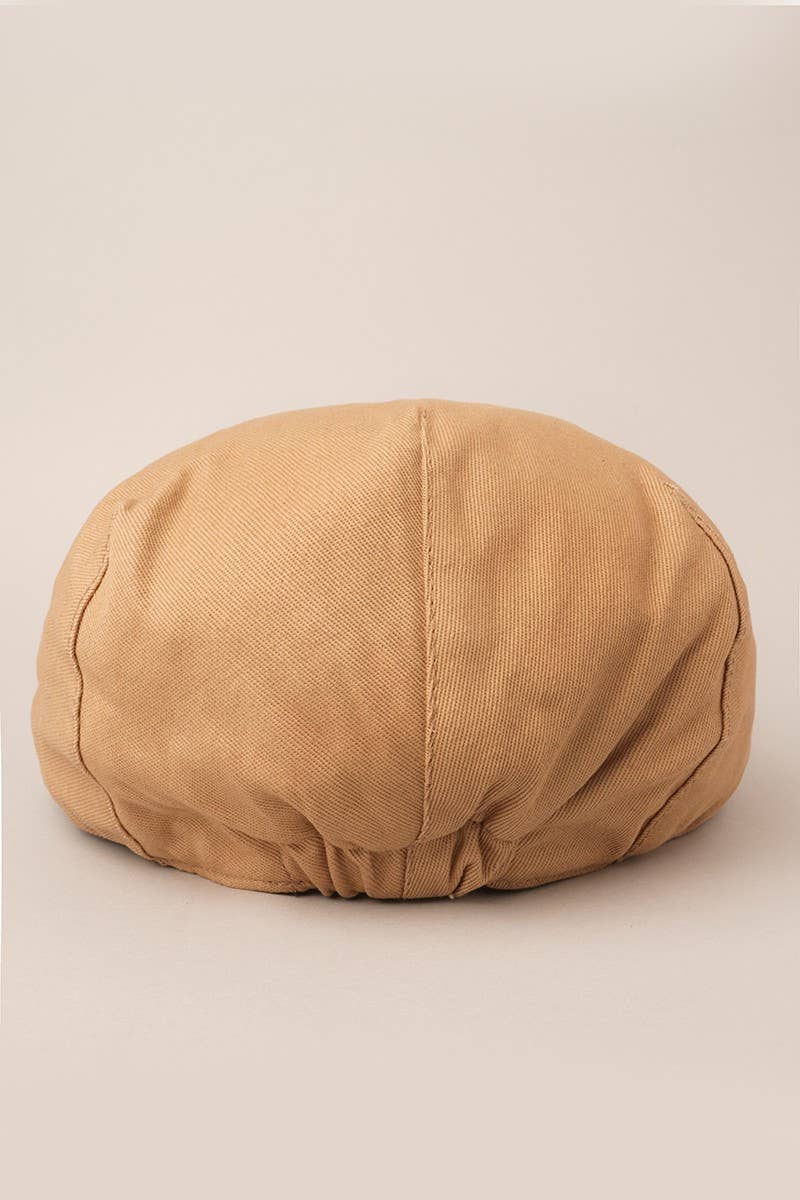 Fashion City - Wholesale Newsboy/Schoolboy Hat - Men's - Men's Solid Plain Cotton Newsboy Ivy Cap8