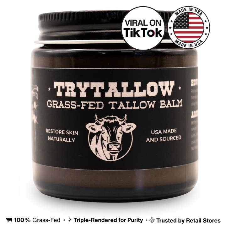TryTallow™️ Rynke- og Aknebekæmpende Talg Balsam 4oz for engroshandel hos TryTallow