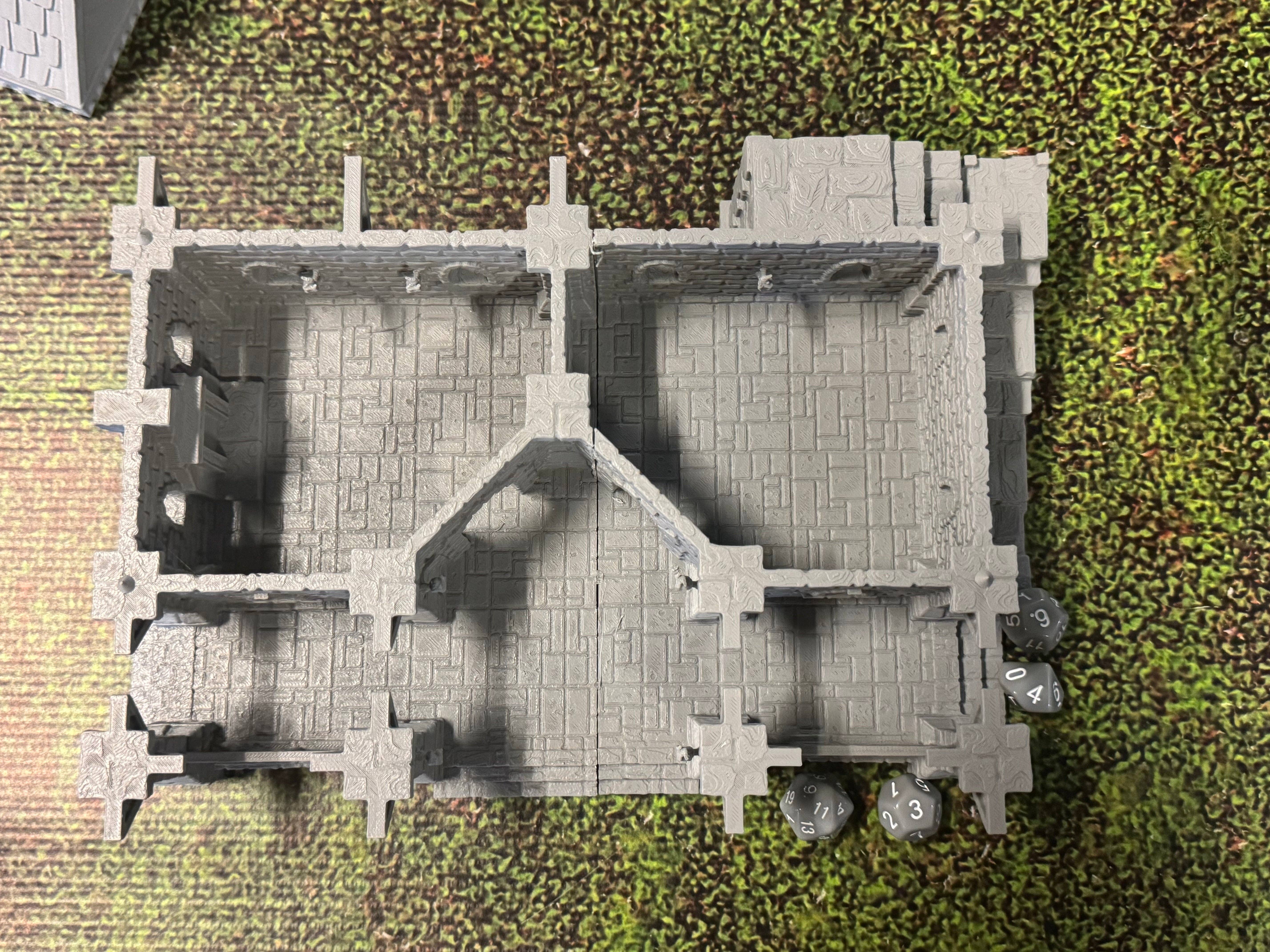 We Geek Together - Wholesale Decorative Tabletop Object - 3D Printed D&D Tavern Terrain | Modular Fantasy Building for Tabletop RPGs, Miniature Wargaming, Pathfinder, and TTRPG2