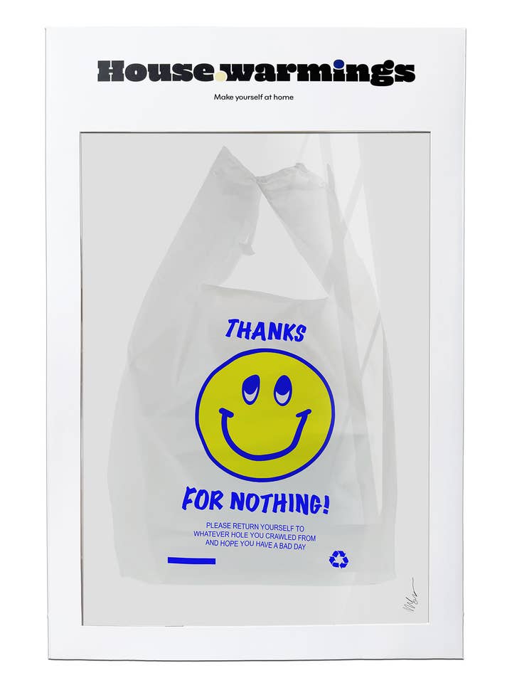 THANKS FOR NOTHING Art Print - A3 Size for wholesale by House.warmings