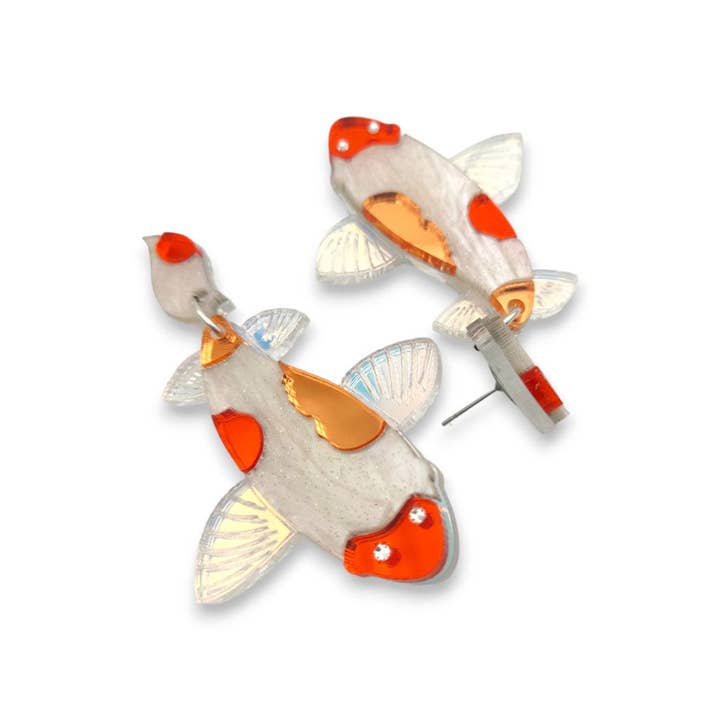 Funk Da Queen - Wholesale Dangle Earrings - Koi Fish | Earrings2