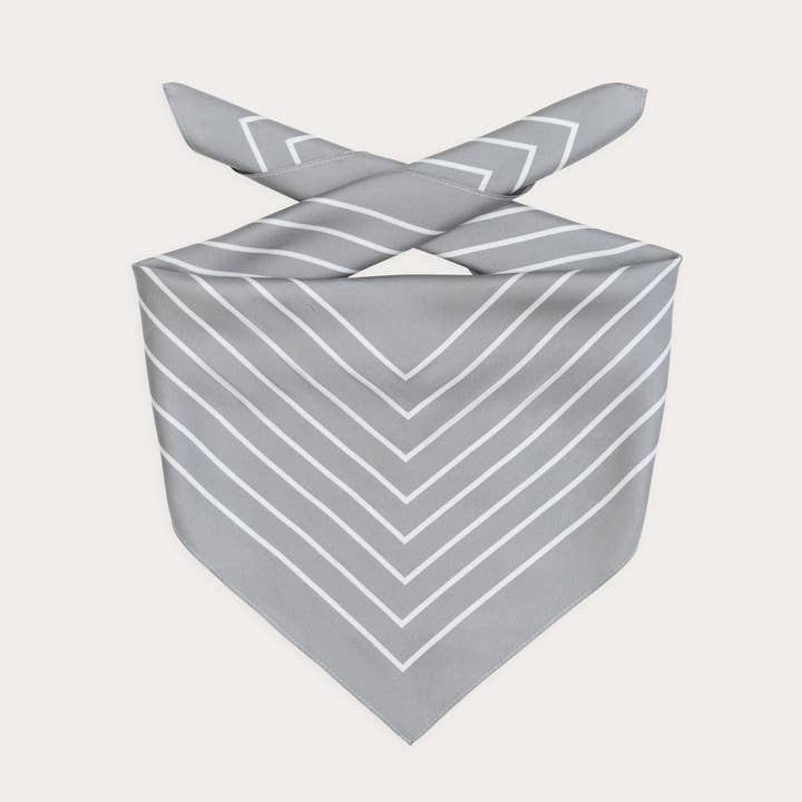 Agnes 100% Silke Tørklæde - Grå for engroshandel hos Manner Market