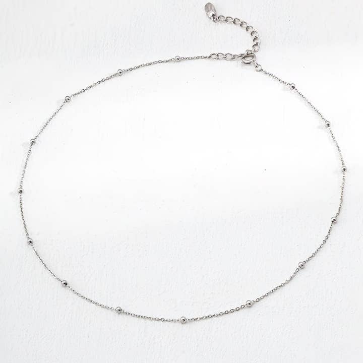 Sterling Silver Simple Necklace for wholesale by La Solana Design