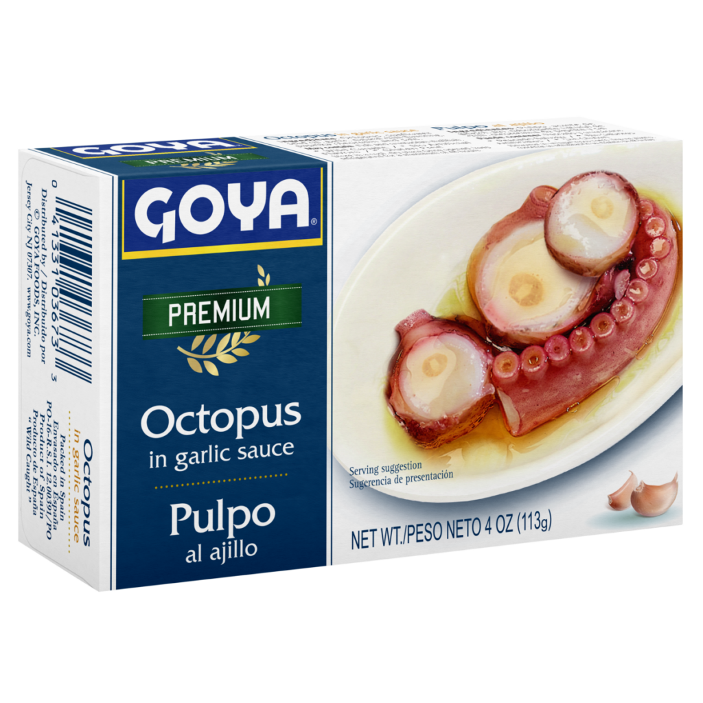L&F Universal Goods - Wholesale Sauce - GOYA Octopus In Garlic Sauce 12/4OZ0
