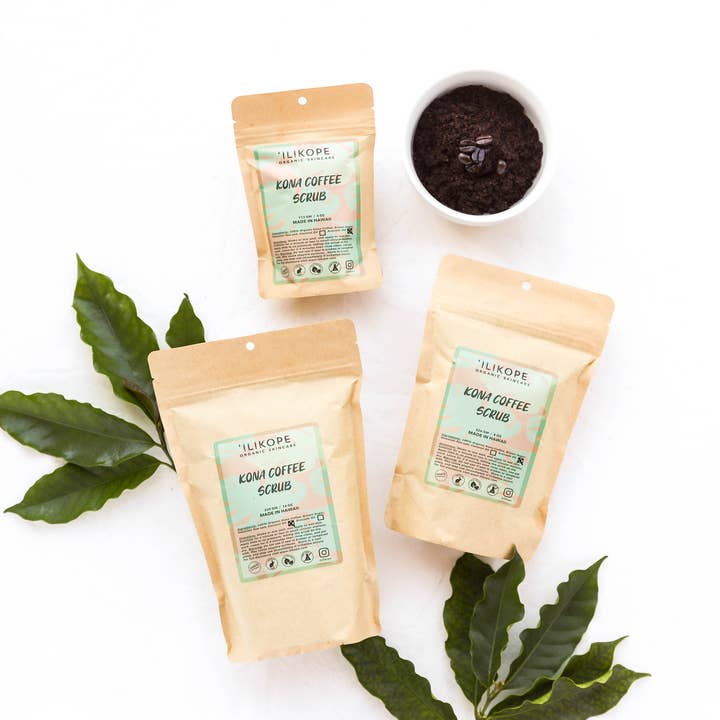 ORGANISCHES KONA-KAFFEE-KÖRPERPEELING für den Großhandel von ILIKOPE ORGANIC SKINCARE