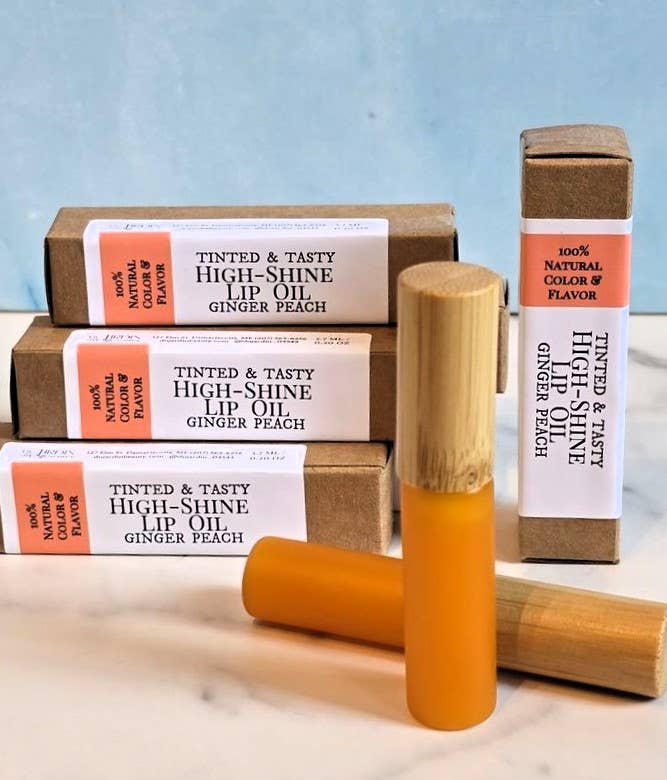 Du Jardin Beauty – wholesale Lip-gloss – Ginger Peach Tinted & Tasty High-Shine Lip7