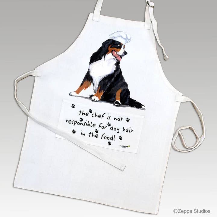 Bernese Mountain Dog Apron for wholesale by Zeppa Studios