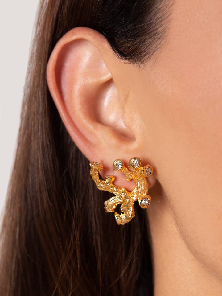 Brincos Ramage por atacado de ENEIDE