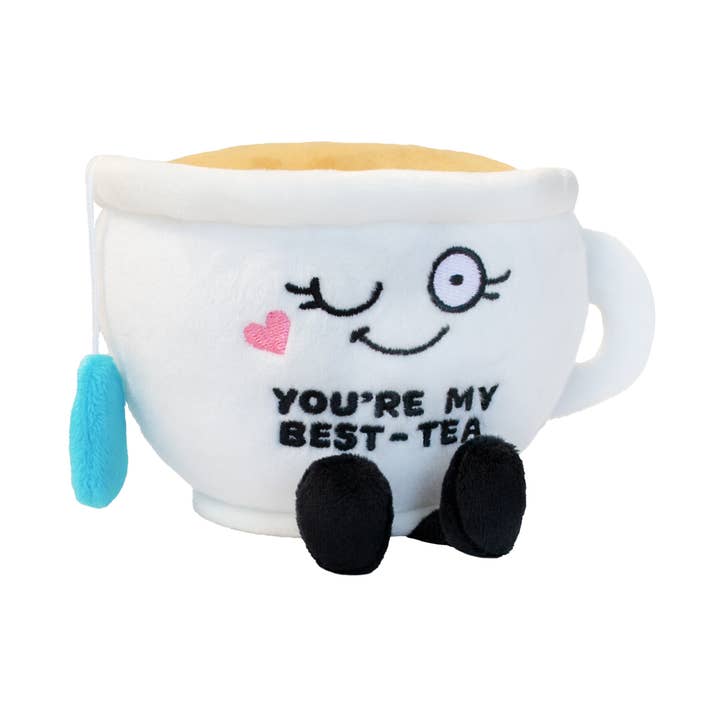 "You'Re My Besttea" Plush Gift Soft Toy Funny Cute Stuffed for wholesale by Punchkins