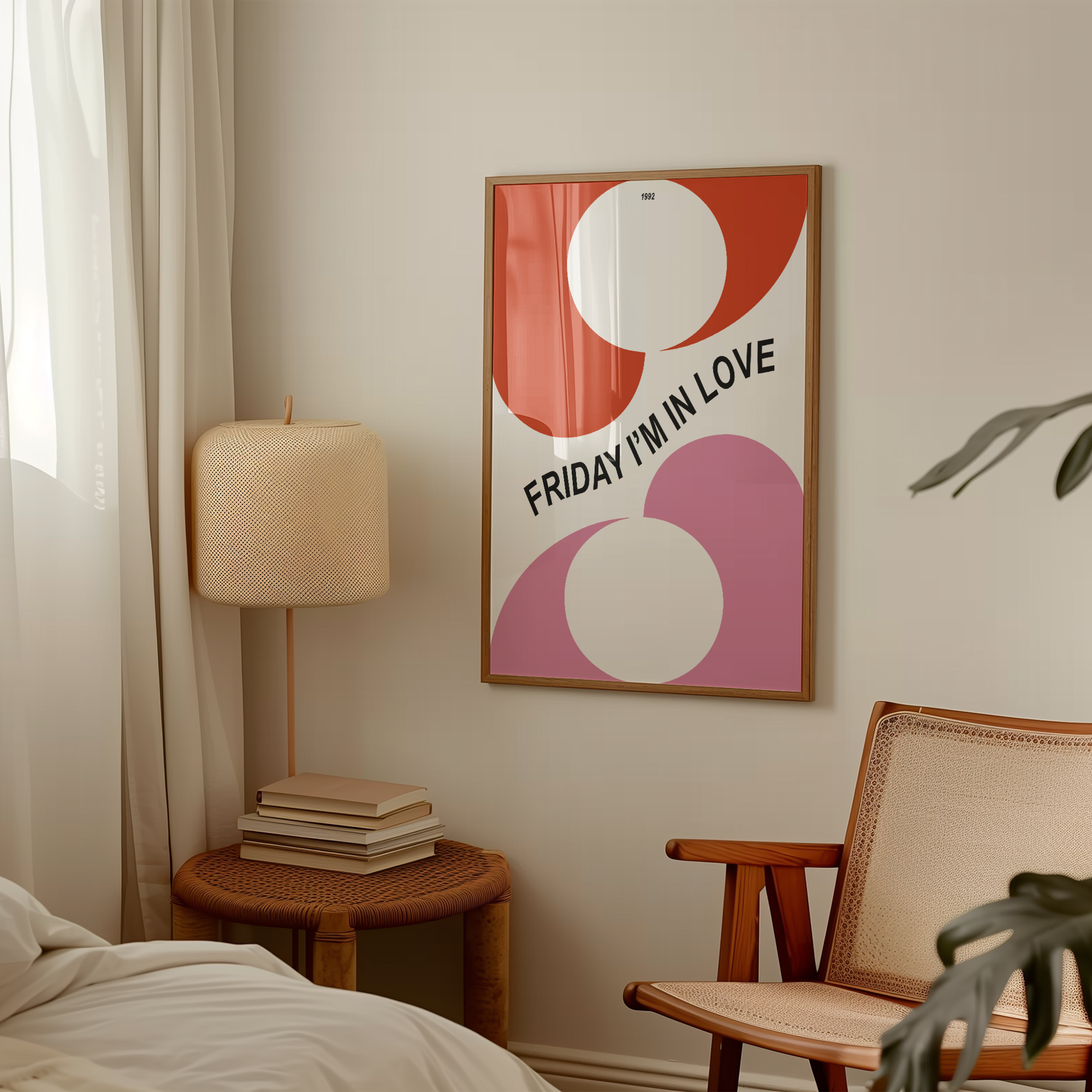 Fanclub - Wholesale Art Print - Friday I'm in Love Retro Music Quote Wall Art Print2