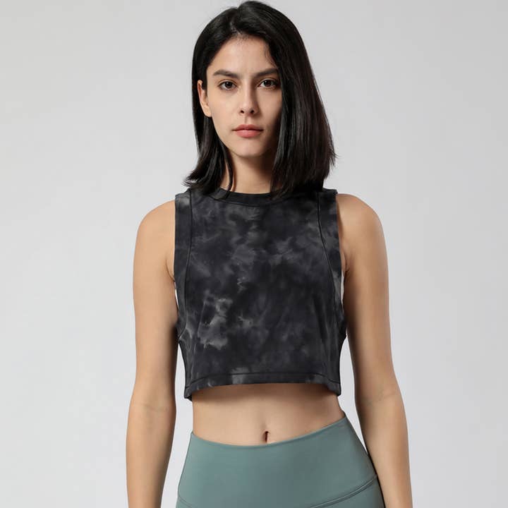 Women Fitness Yoga Loose Elastic Sport Tank Top for wholesale by Sodalemon