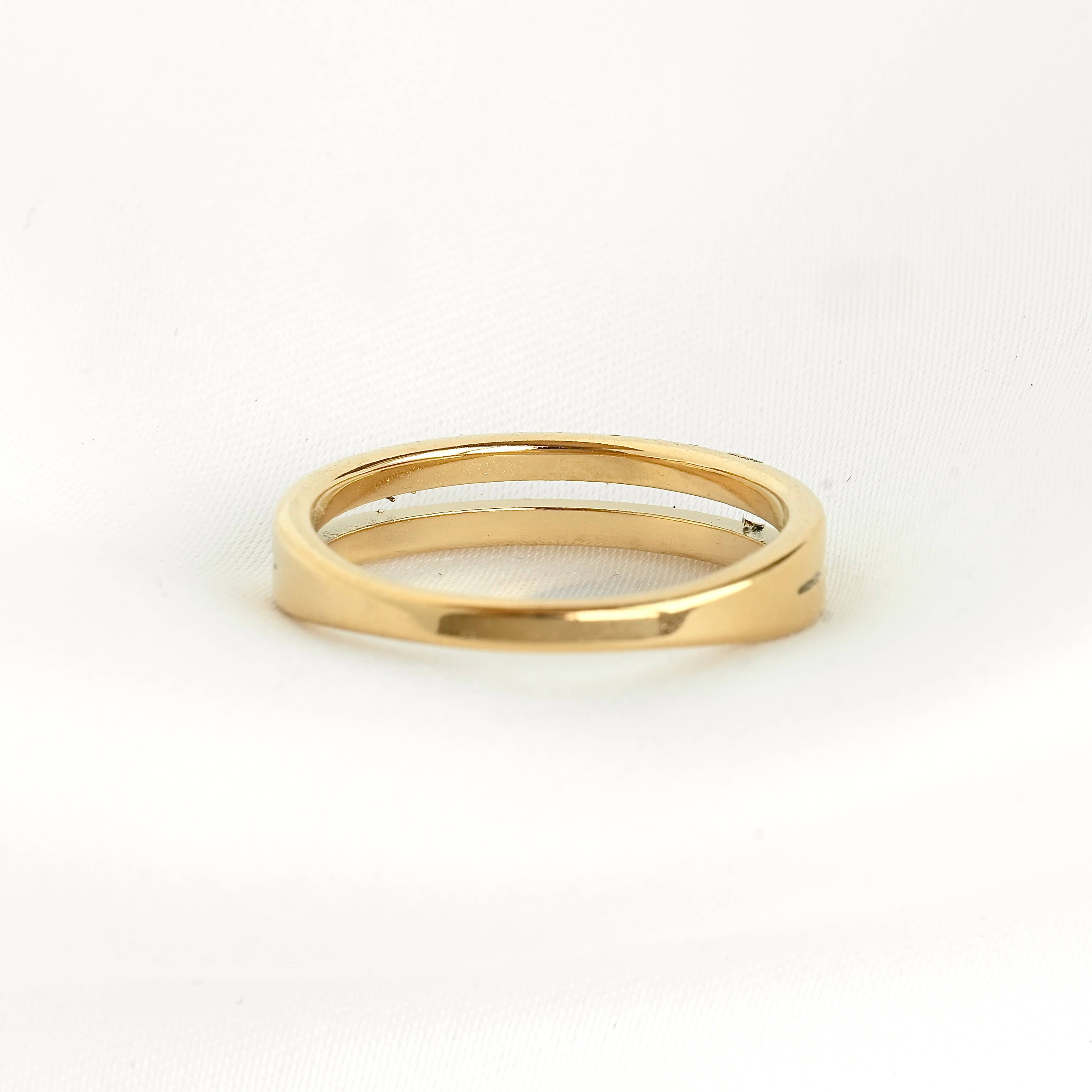 Blueyejewelry - Wholesale Multi-Stone Ring - Double Pavé CZ Ring - Slim Stacked Ring - Pave Diamond Band 7