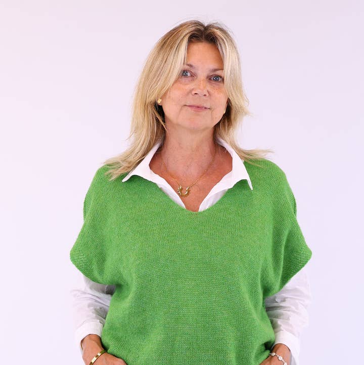 Cadenza Italy Ltd - Wholesale Knit Sweater - Women's - Alpaca Blend V Neck Tunic9