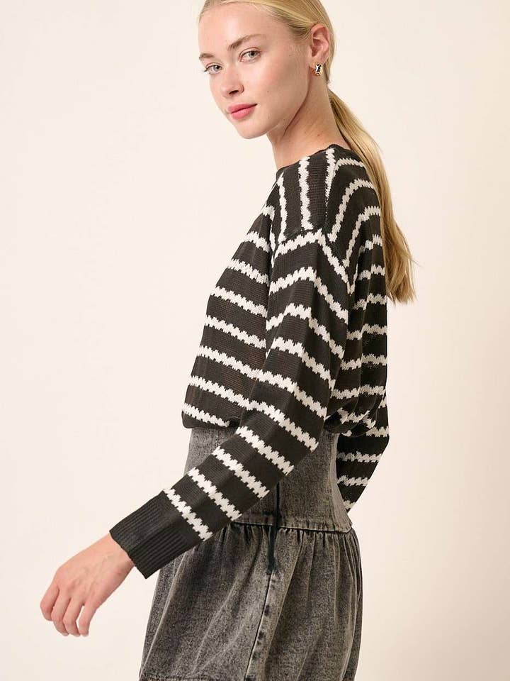 mittoshop - Vendita all'ingrosso Maglione tricot - Donna - MAGLIONE POSTERIORE CON CERNIERA A RIGHE2