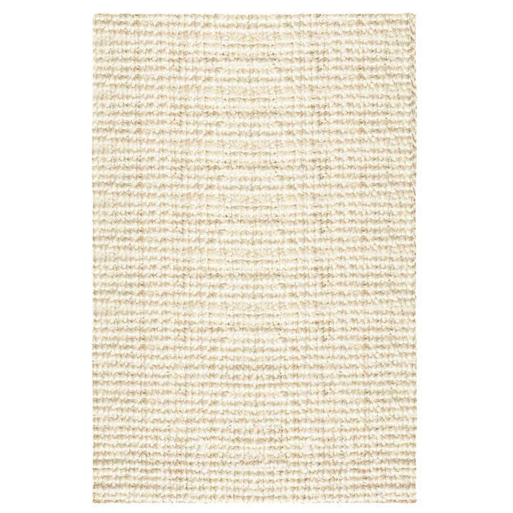Ivory Boucle Jute Matta för wholesale av Delara