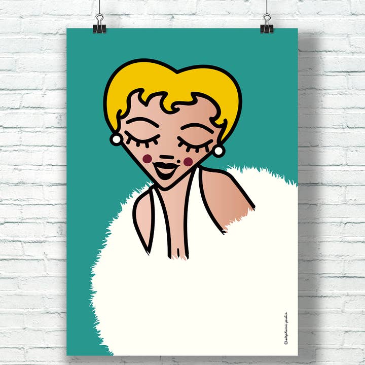 Marilyn Monroe - Poster - Original Creation for wholesale by T FOR TIGER