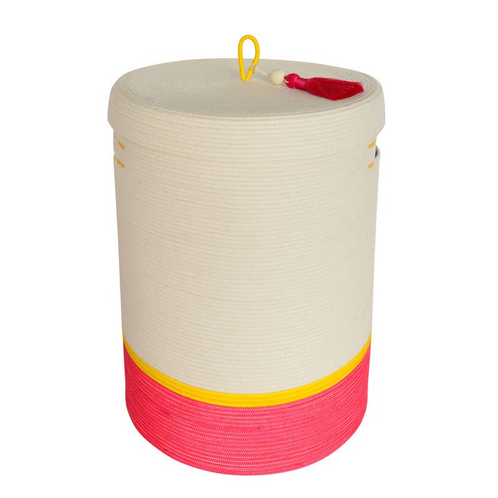 Mia Mélange – Engroshandel Vasketøjskurv – Lidded Laundry Basket - Fejr Forår & Sommer2