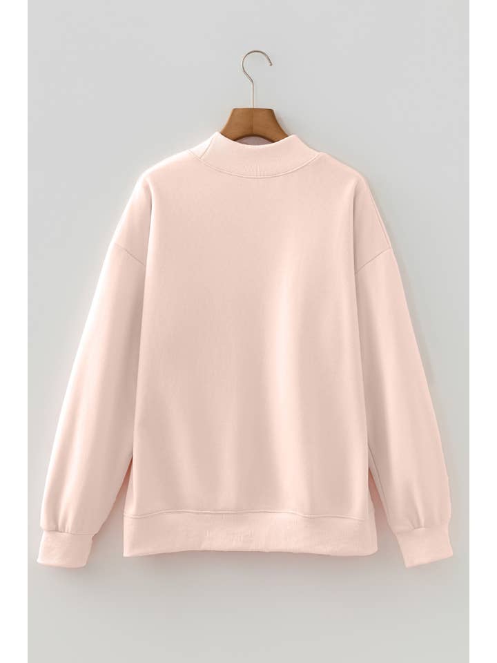 66DISCO - Vente Sweat-shirt – femme - Sweatshirt bénie brodée à col montant taille plus 66 (S-4X)15