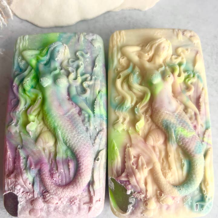Fairyland Glade - Wholesale Bar Soap - 90s Hippie Hidden Sea Glass Sea Salt Soap MADE TO ORDER9