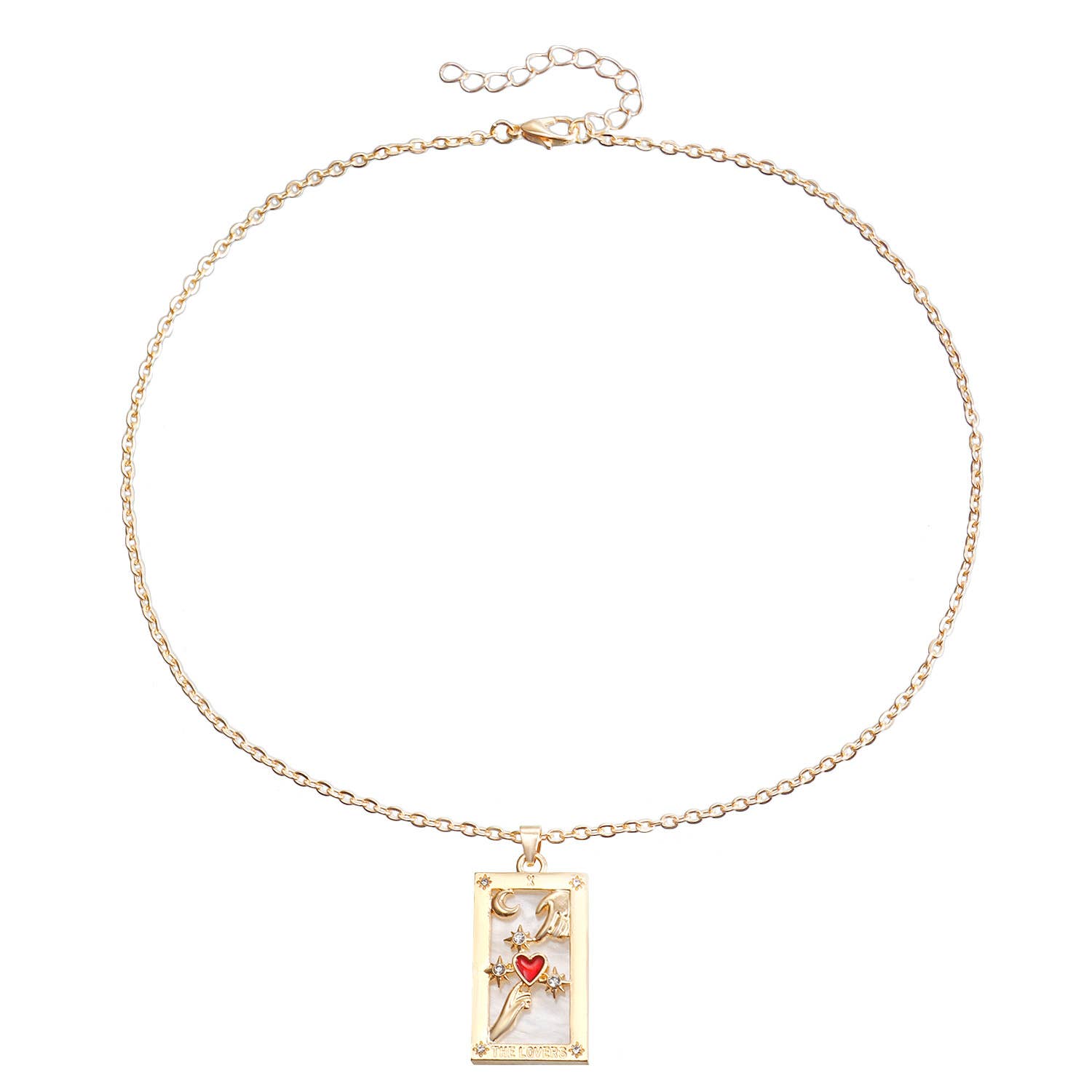 Gemscape UK - Wholesale Pendant/Charm Necklace - Tarot Design Necklace with Crystal - Chic Trendy Jewellery15