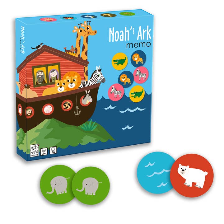 Barbo Toys - Wholesale Brain Game - Kids - Noah's Ark Memo Game - INT