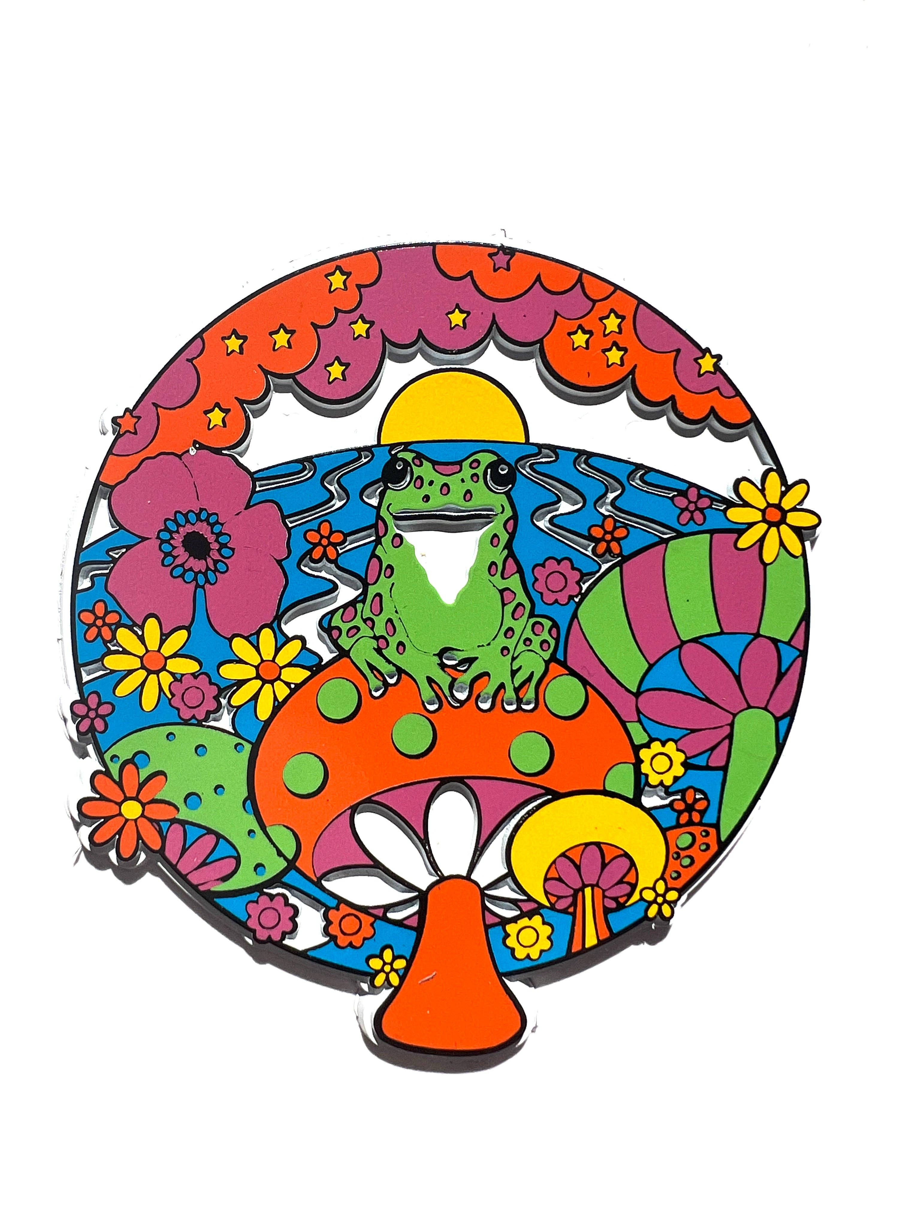 Astral Weekend - Wholesale Magnet - Happy Frog Rubber Magnet1
