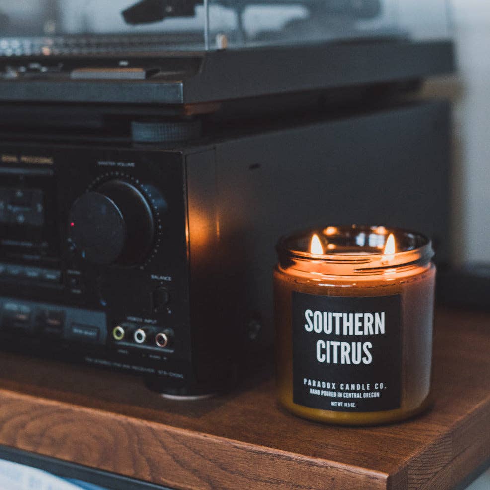 Paradox Candle Co. - Wholesale Jar/Filled Candle - SOUTHERN CITRUS CANDLE 8OZ1