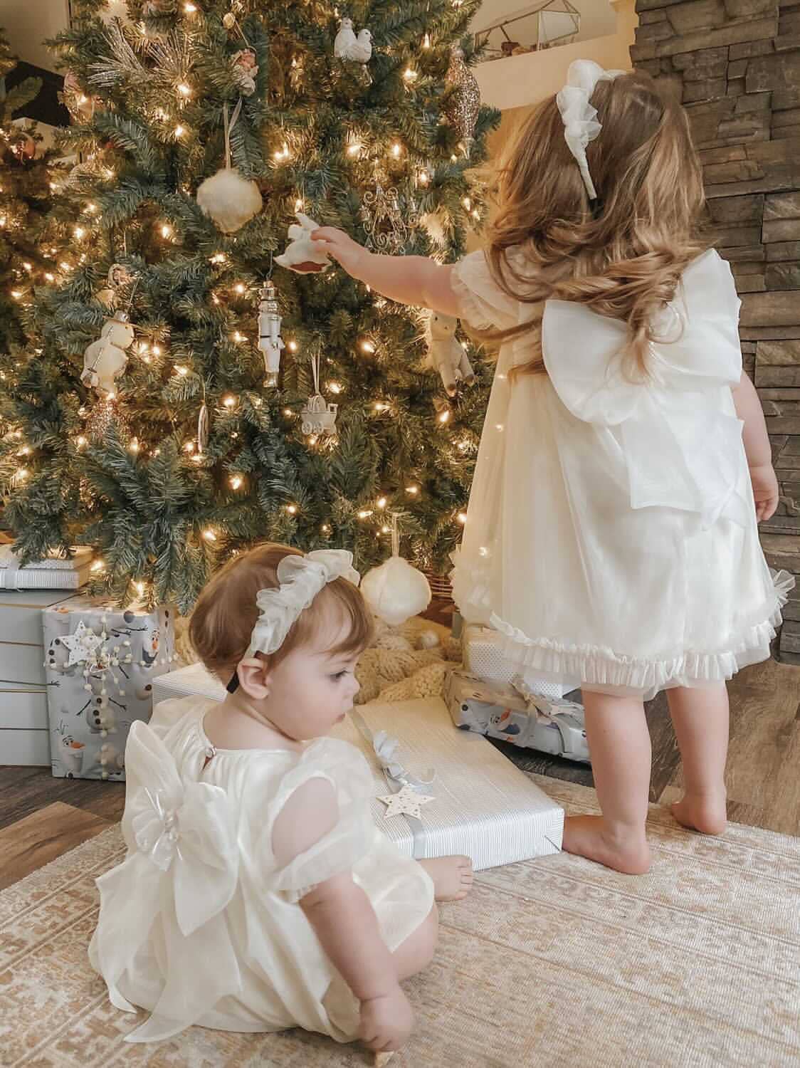 Petite Maison Kids – Vestido - Crianças por atacado – Vestido Bella de tule marfim amanteigado15