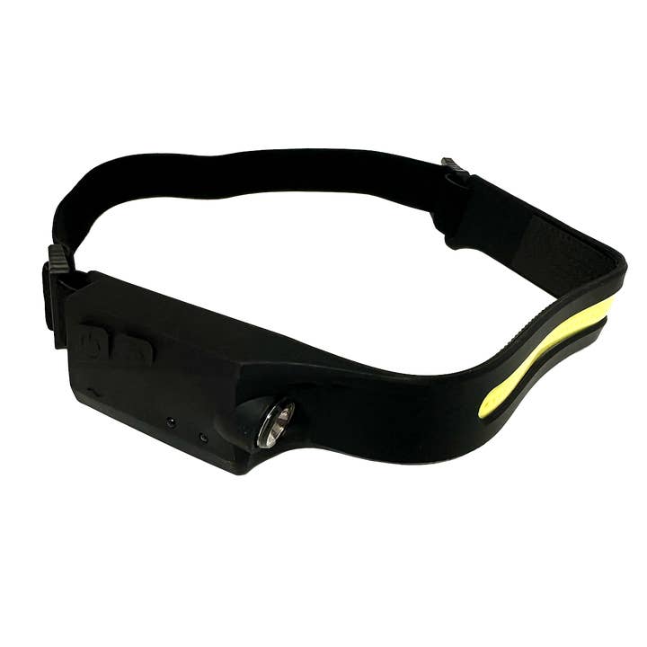 Novelty Brands - Wholesale Retailer Display - Accessories - Roughneck Rechargable Headlamp Flashlight - 4/Display4