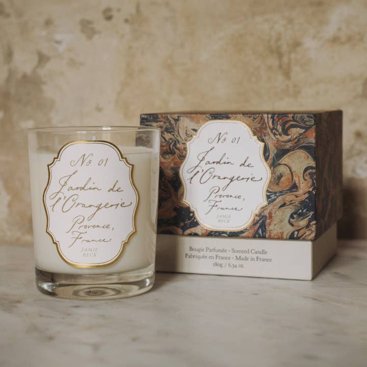 Jardin de l'Orangerie • Scented Candle for wholesale by Jamie Beck