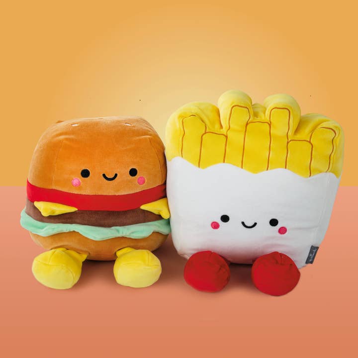 Hallmark – wholesale Stuffed/plush toy – Kids & baby – Better Together Jumbo Burger And Fries Magnetic Plush Pair4