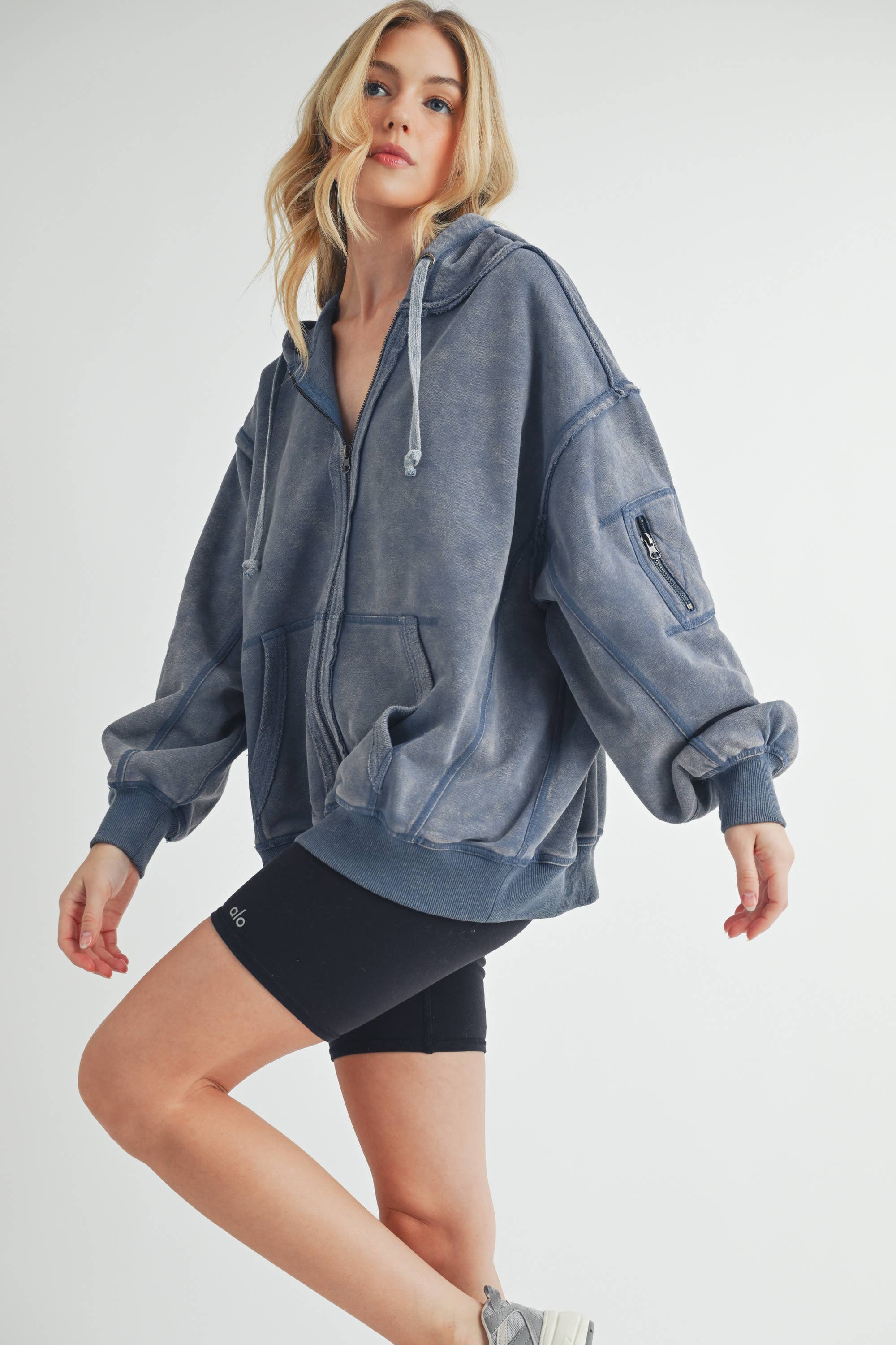 AEMI + CO - Vente Veste – femme - Veste à capuche Fiori 5131EK 220