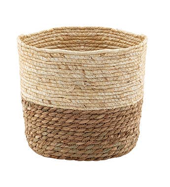 Napco - Wholesale Plant Pot - 2 Tone Baskets Set of 3 - Storage - Planters Item # 651984
