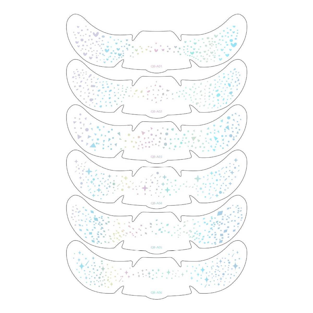 ACCITY - Wholesale Temporary Tattoo - Metallic Freckle Tattoos – Gold & Silver Party_CWMM82291