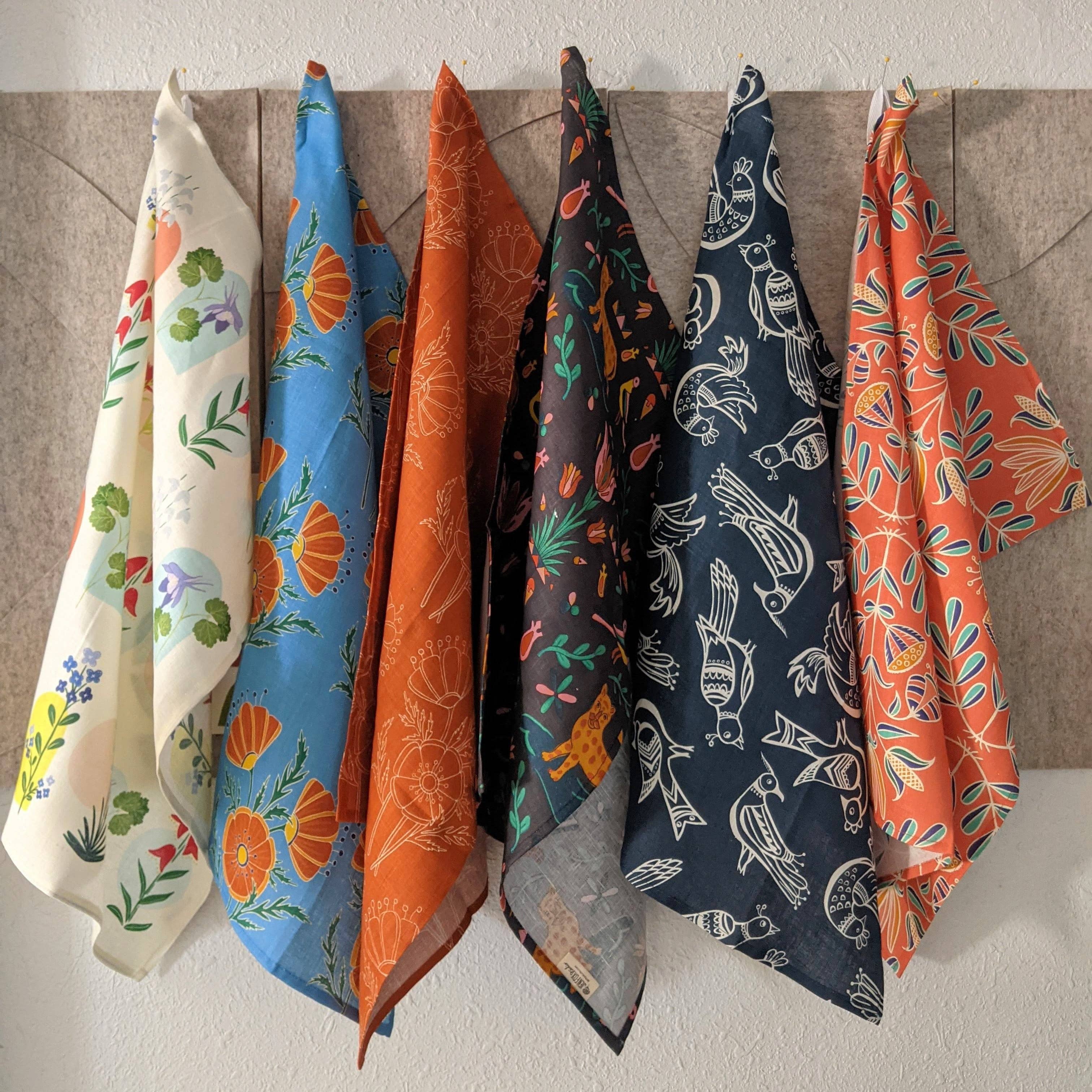 Jen Fox Studio - Wholesale Tea Towel - Desert Botanical Tea Towel3