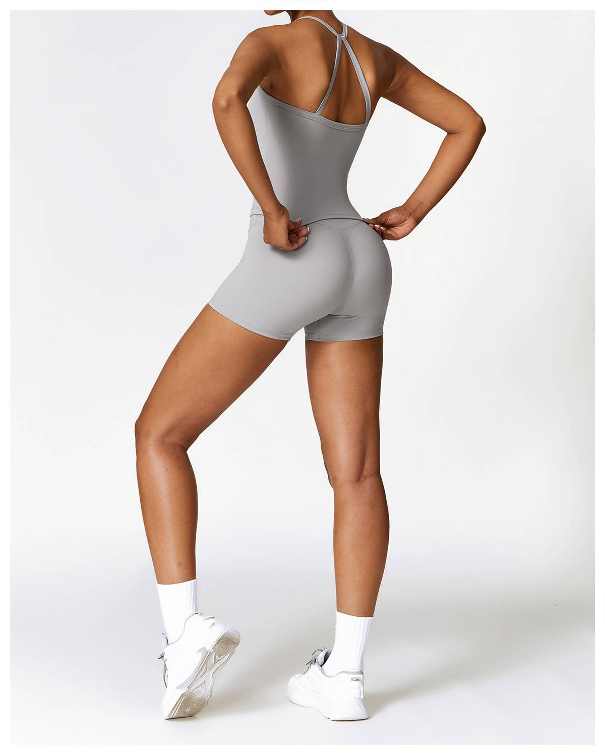 Mantra Active - Wholesale Activewear Set - Women's - Vesper Halter Neck Sports Bra & Shorts Activewear Set24