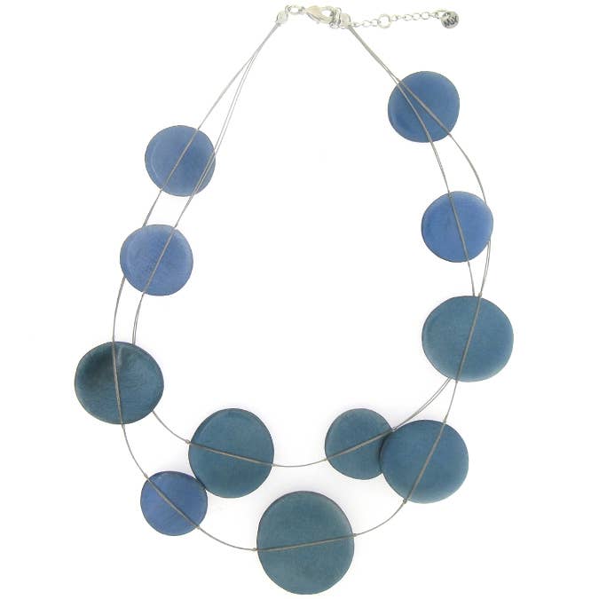 necklace in shell in resin for wholesale by Culture Mix