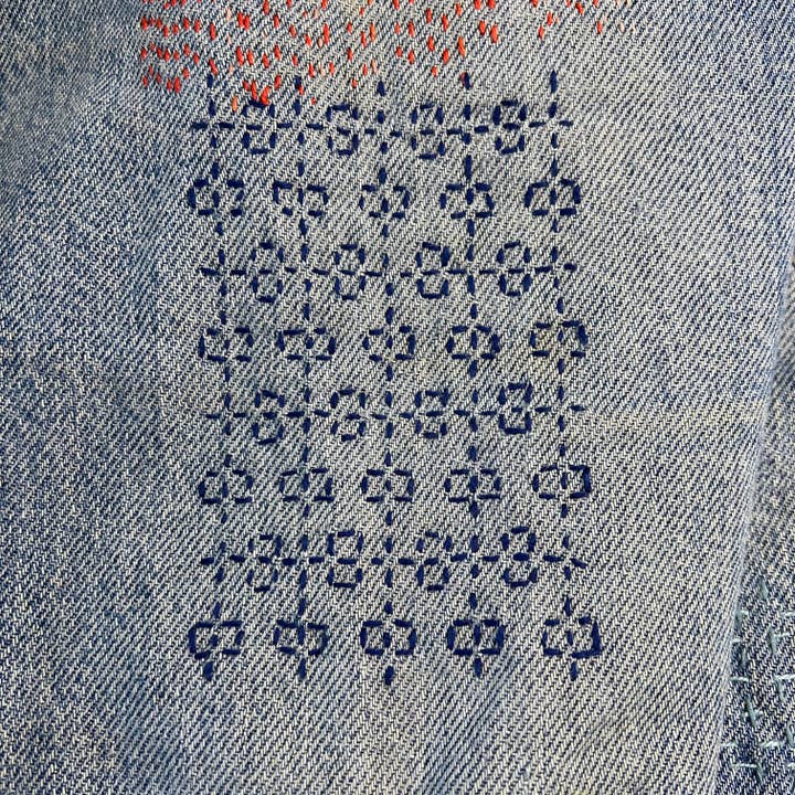 Wrenbirdarts – wholesale Craft sewing kit – Washable Mending Patterns Set #8 Craft Brown2